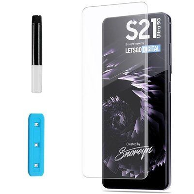Захисне скло UV Full Glue для Samsung Galaxy S21 Ultra Clear 52559