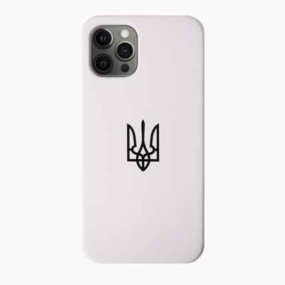 Чехол патриотический Silicone Case для Iphone 12 / 12 Pro Белый 68804