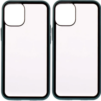Чохол CoWay для Iphone 12 Mini Прозорий/Зелений 81972