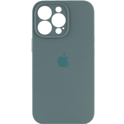 Чехол Silicone Case с защитой камеры для Iphone 13 Pro Зеленый / Pine green 69107