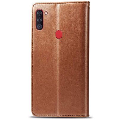 Чохол-книжка ETMA Gelan для Samsung Galaxy A11 / M11 Коричневий 43964