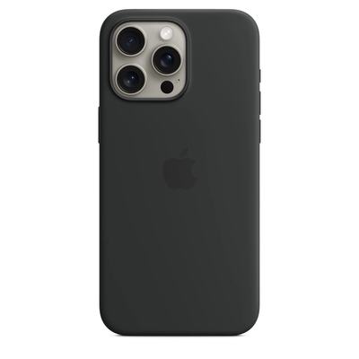 Чехол Silicone case Magsafe для Iphone 15 Pro Black 82177