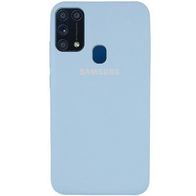Чохол Silicone Cover для Samsung Galaxy M31 Блакитний / Lilac Blue 57253