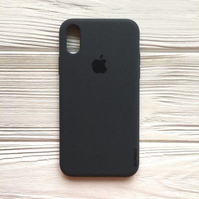 Чехол Silicone Case для Iphone X / XS Dark Grey 31100