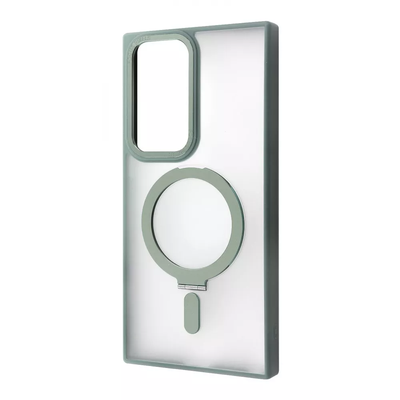 Чохол WAVE Attraction MagSafe для Samsung Galaxy S23 Ultra Green 84690