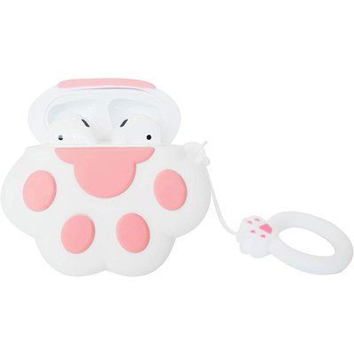 Чехол Paw с кольцом для Apple Airpods Белый 50568