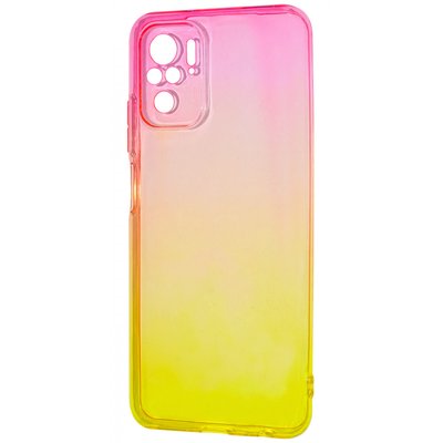 Чехол Gradient для Xiaomi Redmi Note 10 / Note 10s / Poco M5s Pink / yellow 54352