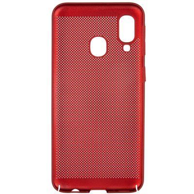 Чохол Grid Case для Samsung Galaxy A40 2019 A405 Червоний 44221
