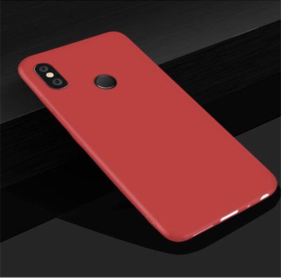 Чехол Matte для Xiaomi Redmi Note 6 Pro Red 31806