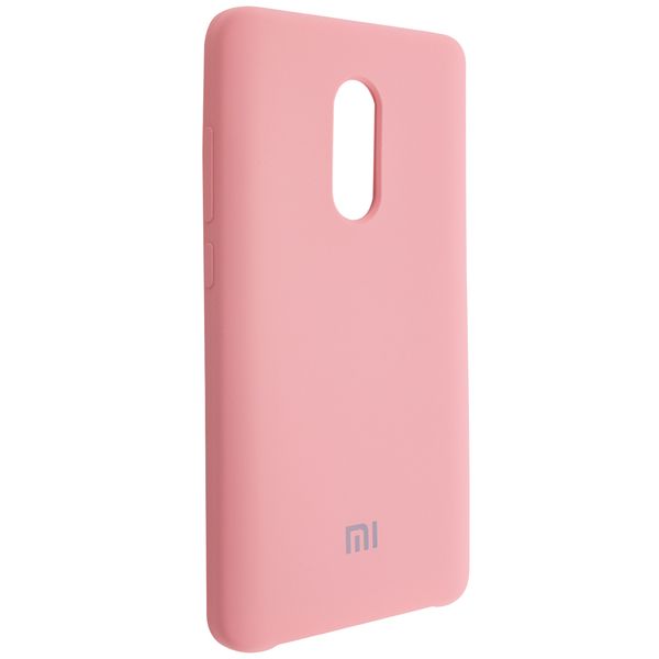 Чехол Silicone Cover для Xiaomi Redmi Note 4x / Note 4 Snapdragon Розовый 32582