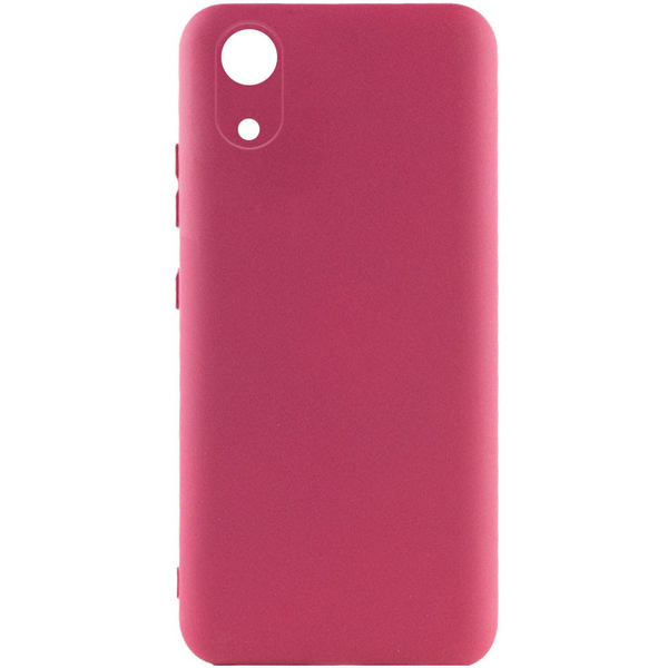 Чехол Silicone Lakshmi A Full Camera для Samsung Galaxy A03 Core Черный / Black 63074