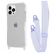 Чохол WAVE з ремінцем для Iphone 15 Pro Max Прозорий / Light purple 82744