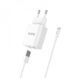 Сетевое зарядное устройство Hoco C62A + кабель MicroUSB 2USB 2.1A White 42364 1