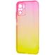 Чохол Gradient для Xiaomi Redmi Note 10 / Note 10s / Poco M5s Pink / yellow 54352 1