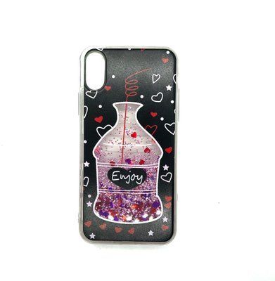 Чехол с блестками TOTO Liquid для Iphone X / XS Enjoy 36245