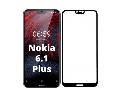 Захисне скло Armor Glass для Nokia 6.1 Plus / Nokia X6 Black 43025