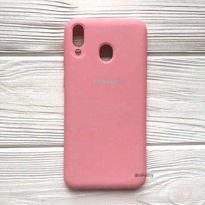 Чохол Silicone Cover для Samsung M20 Рожевий 33541