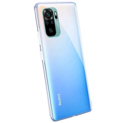 Чехол Stez для Xiaomi Redmi Note 10 / Note 10s / Poco M5s Прозрачный 54433