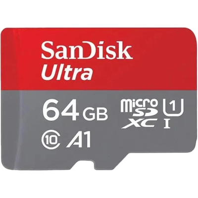 Карта памяти SanDisk MicroSDXC UHS-1 Ultra A1 64GB 140 MB/s Black 81060