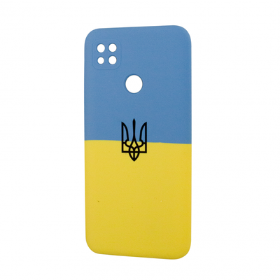 Чехол патриотический Silicone Case для Xiaomi Redmi 9C / 10A Флаг Украины 68778