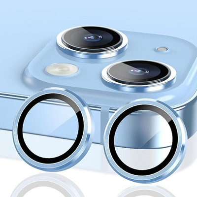 Захисне скло Lens на камеру для для Iphone 15 / 15 Plus Blue 88626