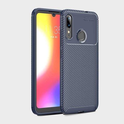 Чехол Kaisy Сarbon для Motorola Moto E6 Plus Blue 56611