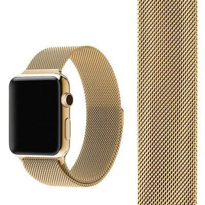 Ремешок Milanese Loop для Apple Watch 38/40/SE 40/41 mm Золотой 34621