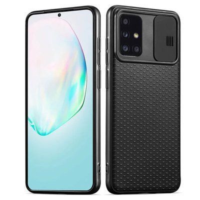 Чохол Camsh Black для Samsung Galaxy A51 Чорний 44570