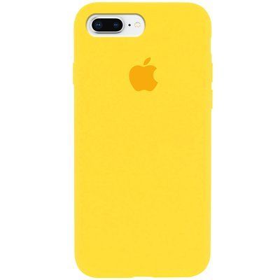 Чехол Silicone Case 360 для Iphone 7 Plus / 8 Plus Желтый / Canary Yellow 53118