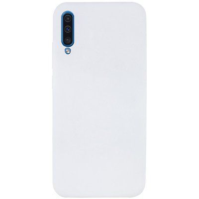 Чохол Silicone Cover NoLogo A Full для Samsung Galaxy A50/A30s Білий / White 44245
