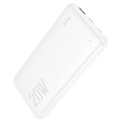 Зовнішній акумулятор Hoco J87 Tacker PD20W+QC3.0 10000 mAh White 65814