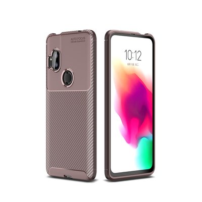 Чохол Kaisy Сarbon для Motorola One Hyper Brown 56491