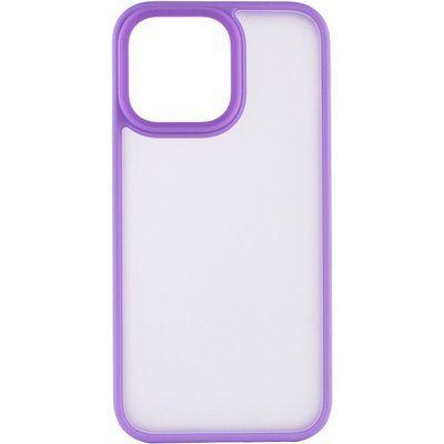 Чехол Metal Buttons для Iphone 15 Pro Сиреневый 81744