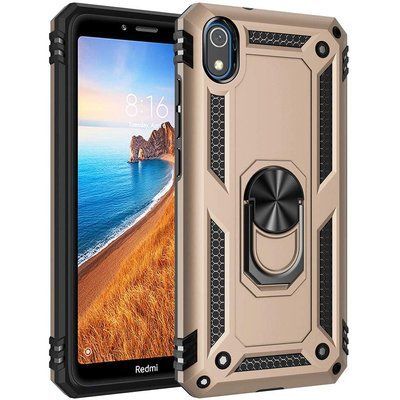 Протиударний чохол Serg Magnet Ring для Xiaomi Redmi 7A Золотий 39463