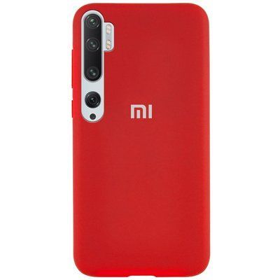 Чохол Silicone Cover для Xiaomi Mi Note 10 / Mi Note 10 Pro Червоний / Red 38494