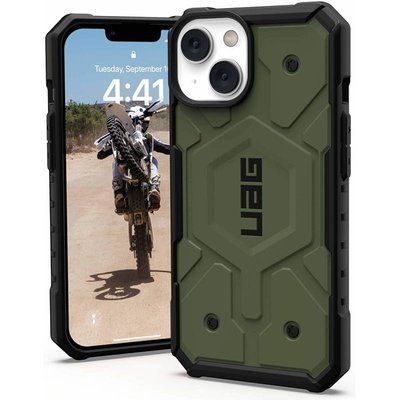Противоударный чехол UAG Pathfinder MagSafe для Iphone 14 / 13 Зеленый 81260