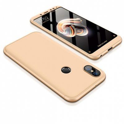 Чохол пластиковий GKK 360 для Xiaomi Redmi Note 6 / 6 Pro Золотий 45686