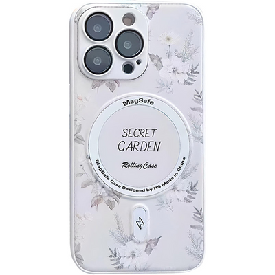 Чехол Secret Garden MagSafe для Iphone 13 Pro Белый / White 68575