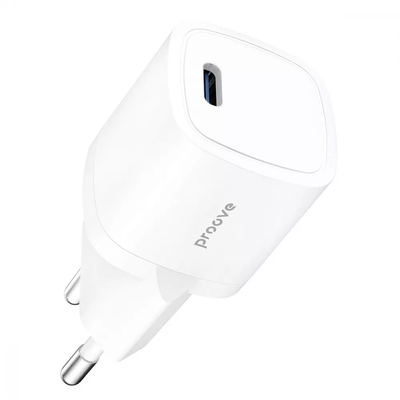 Мережевий зарядний пристрій Proove Silicone Power 20W Type-C White 84985