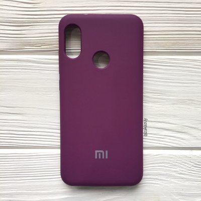 Чехол Silicone Case для Xiaomi Redmi Note 5 / 5 Pro Баклажановый 32780