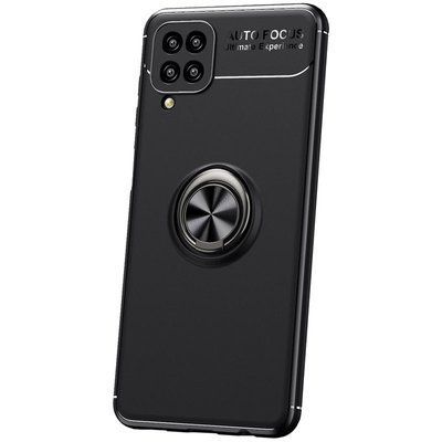 Чехол Din Color Magnet Ring для Samsung Galaxy A22 / M32 / M22 Черный 60096