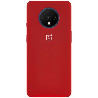 Чехол Silicone Cover для OnePlus 7T Красный / Dark Red 38095