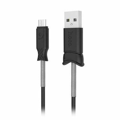 Кабель Hoco X24 Picses carged USB to MicroUSB 2.4A 1м Black 36689