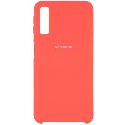 Чехол Silicone Case для Samsung Galaxy A7 2018 A750 Кораловый 34663
