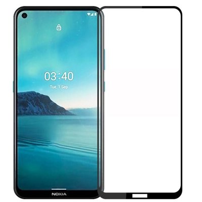 Захисне скло Armor Glass для Nokia 3.4 Black 48382