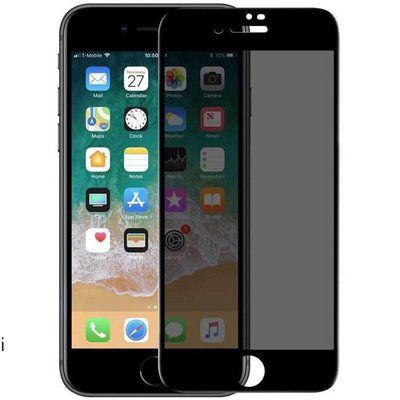 Защитное стекло Антишпион Privacy для Iphone 7 / 8 / SE 2020 Black 50143