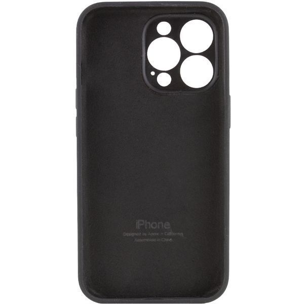 Чохол Silicone Case із захистом камери для Iphone 15 Pro Чорний / Black 83908