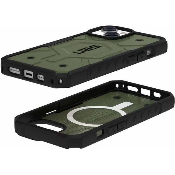Противоударный чехол UAG Pathfinder MagSafe для Iphone 14 / 13 Зеленый 81260