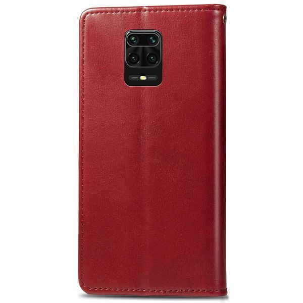 Чохол-книжка ETMA Gelan для Xiaomi Redmi Note 9s / Note 9 Pro / Note 9 Pro Max Червоний 40555