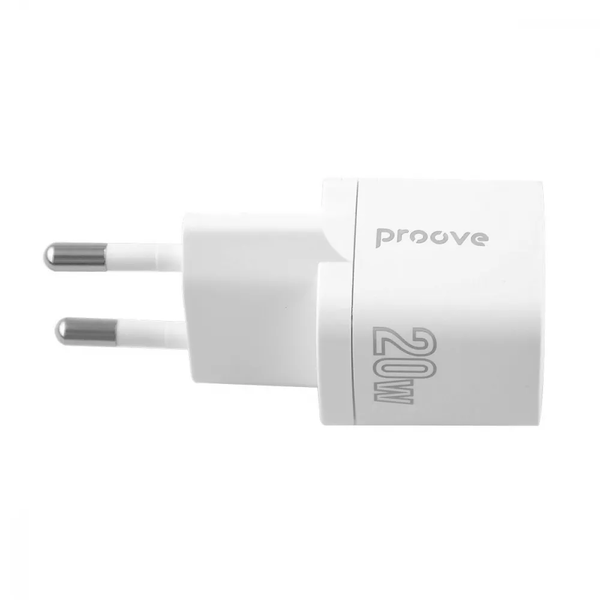 Мережевий зарядний пристрій Proove Silicone Power 20W Type-C White 84985